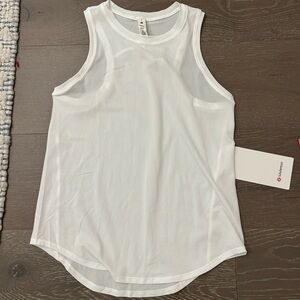 White lulu tank top